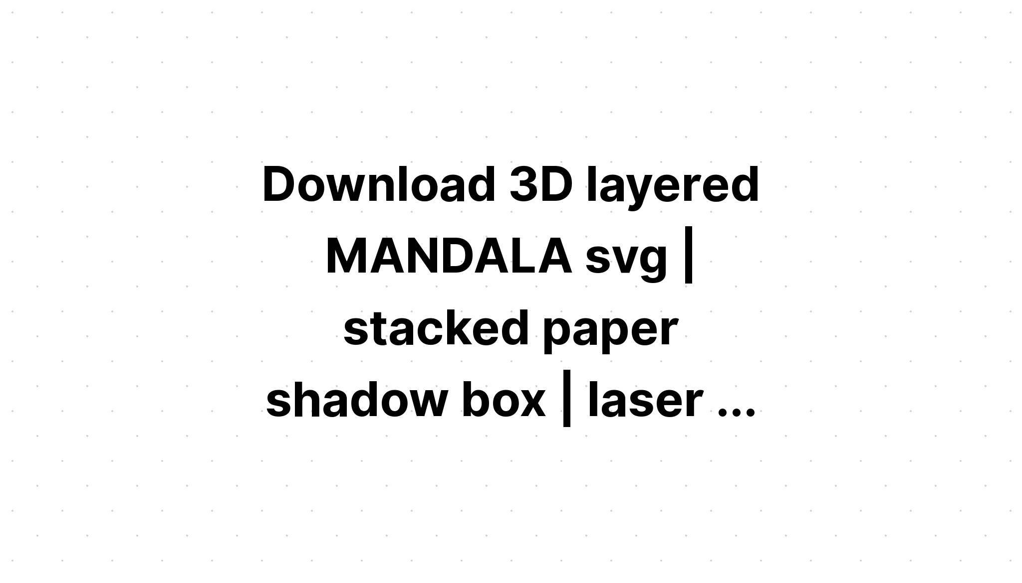 Download Hedgehog Mandala Layered Svg Free - Free Layered SVG Files